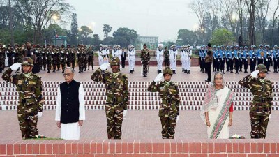 জাতীয় স্মৃতিসৌধে রাষ্ট্রপতি ও প্রধানমন্ত্রীর শ্রদ্ধা জাতীয় স্মৃতিসৌধে রাষ্ট্রপতি ও প্রধানমন্ত্রীর শ্রদ্ধা